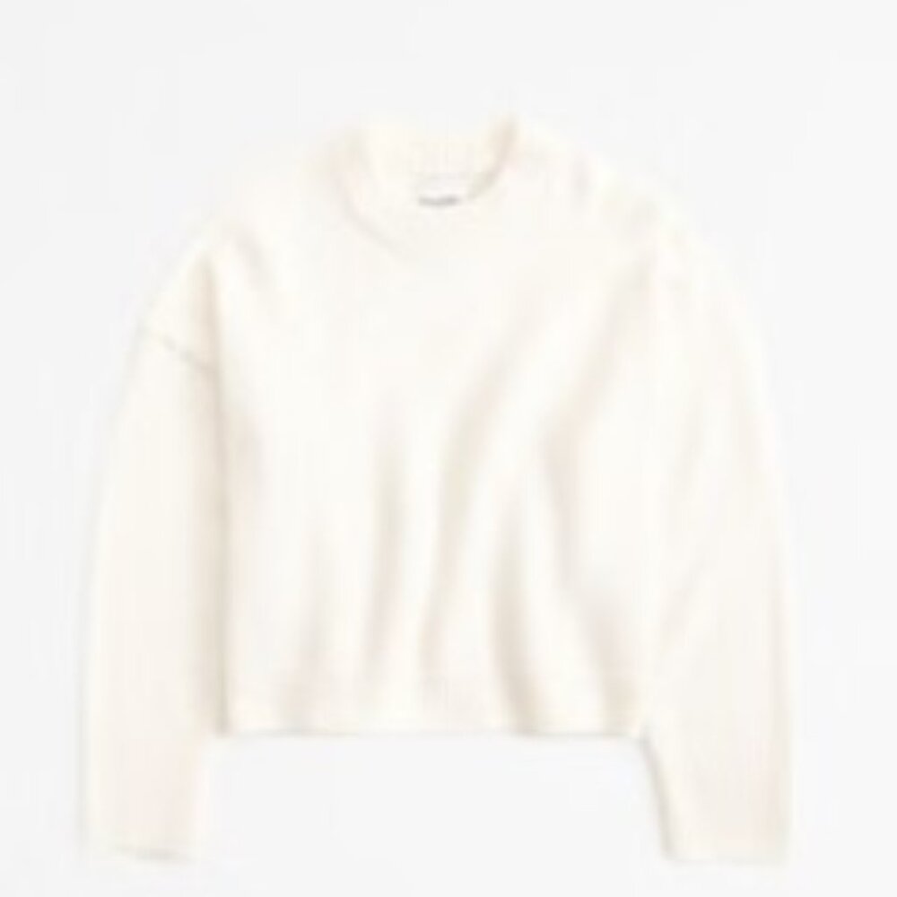 Abercrombie Wedge Crew Sweater NWT Size Small